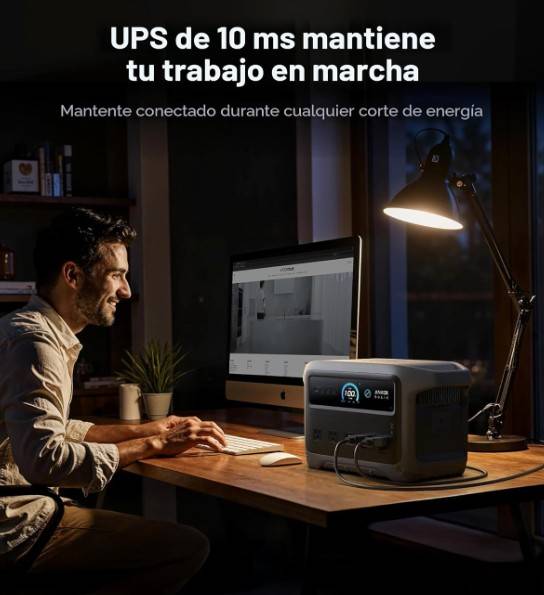 Anker SOLIX C1000 Gen 2 en un entorno de camping compacto